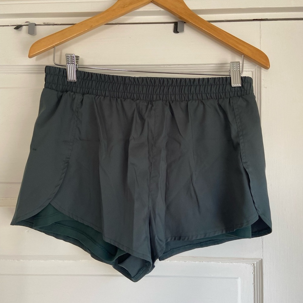 Girlfriend Collective Forest Green Trail Short